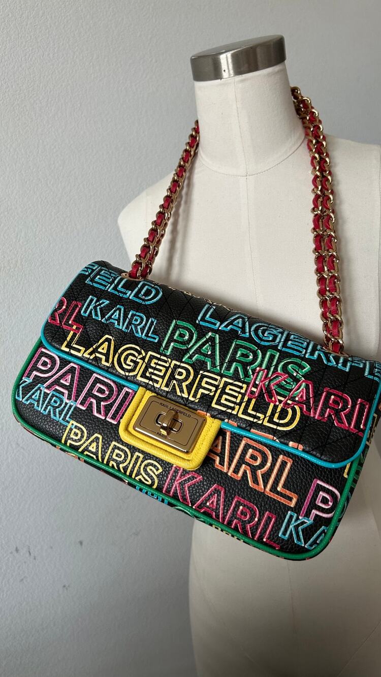 Karl Lagerfeld Bags Karl Lagerfeld Agyness Medium Convertible Shoulder Bag